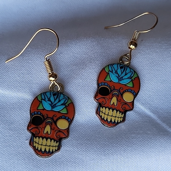 Skeleton earrings - Picture 4 of 4